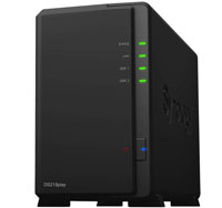 群晖（Synology）DS218play 四核心 2盘位NAS网络存储服务器 （无内置硬盘 ）