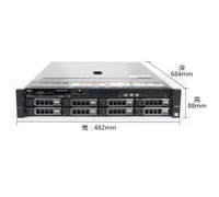 PowerEdge R740 服务器 R740主板/至强铜牌 3204 1.9G*2/2*8GB/600GB硬盘 